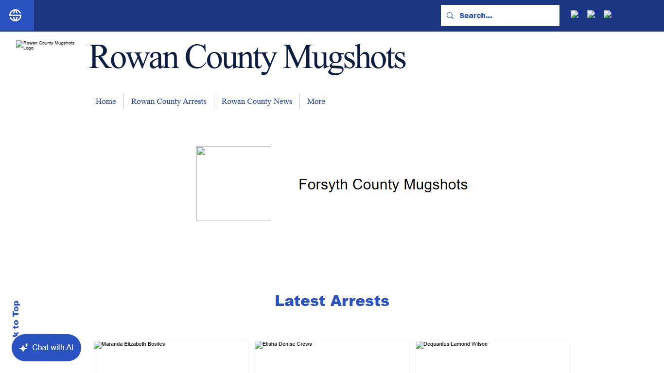 Forsyth County Mugshots